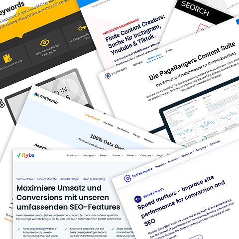 Overview of tools for SEO optimization and keyword integration to improve visibility in search engines.
