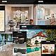 Collage of web design screenshots of the Stächelin website - individually designed website for a leading natural stone company in the border triangle, realized by Bluesun.